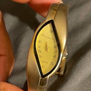 Dior Gold and Black Quartz Smartwatch